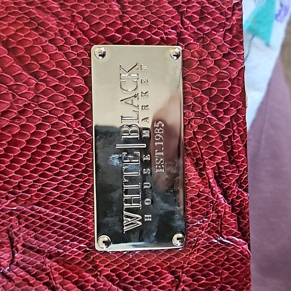 WHBM Red Envelope Shoulder Bag - Picture 11 of 14